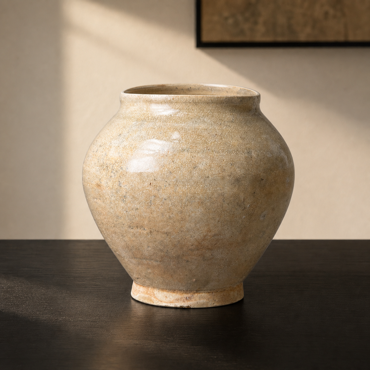 Pale Celadon Jar — Collected Folk Ceramic, Song Manner