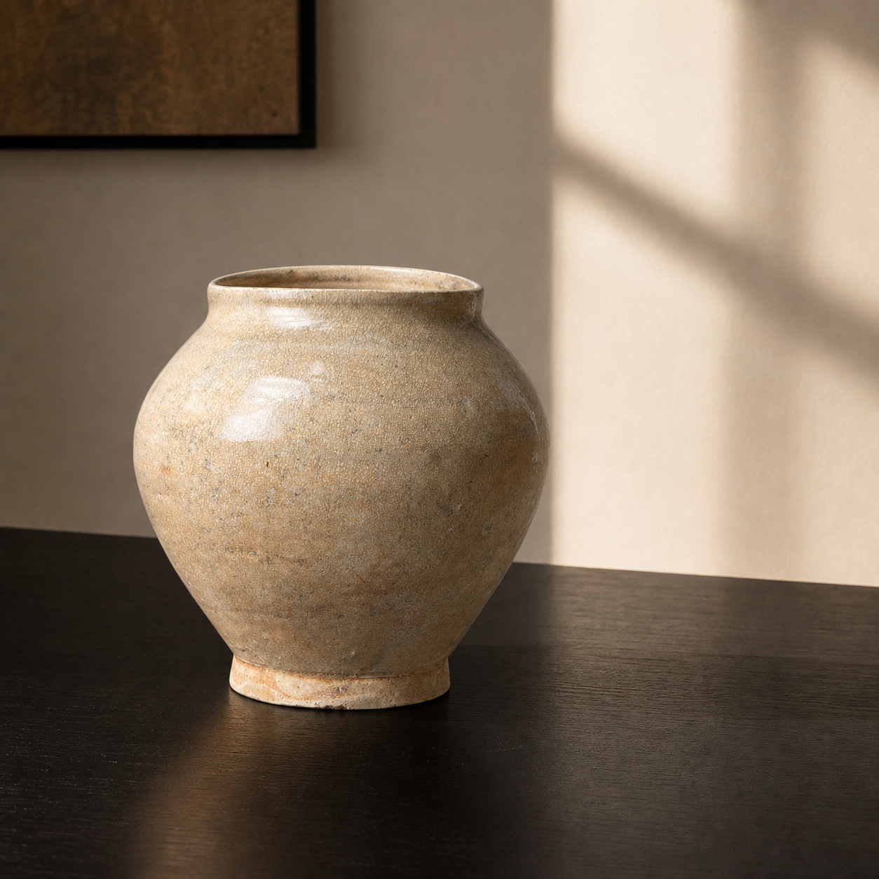 Pale Celadon Jar — Collected Folk Ceramic, Song Manner