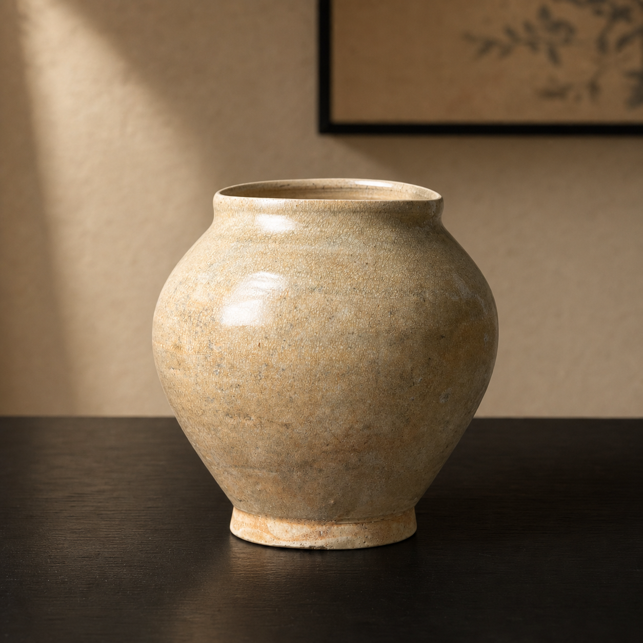 Pale Celadon Jar — Collected Folk Ceramic, Song Manner