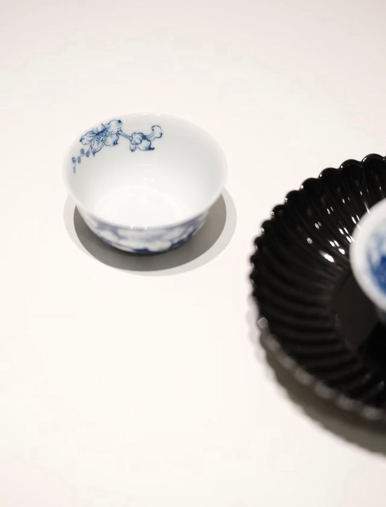 Azalea in Blue — Hand-Painted Gaiwan Set