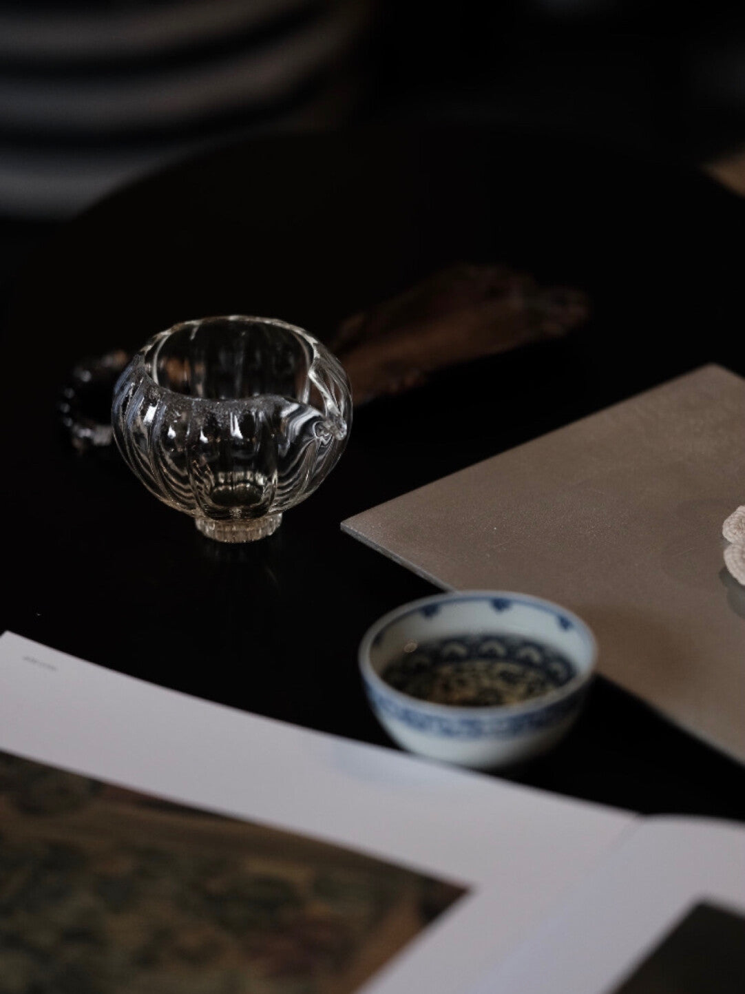 Clear Petal — Handmade Glass Tea Pitcher